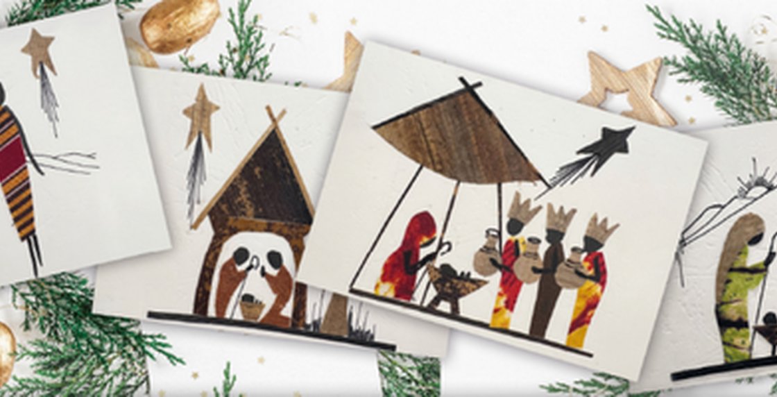 Christmas Cards Nativity Scene (2 packs of 8)